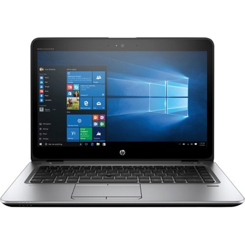 HP - EliteBook 14" Laptop - Intel Core i5 - 8GB Memory - 128GB Solid State Drive - Silver-Front_Standard 