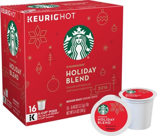  Starbucks - Holiday Blend K-Cup Pods (16-Pack)