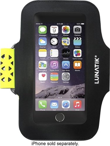  LUNATIK - AIRBAND Armband Case for Apple® iPhone® 7 - Yellow/Gray