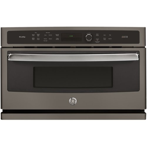 GE Profile - 30" Built-In Single Electric Convection Wall Oven - Slate