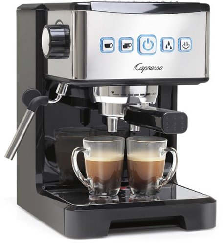  Capresso - Espresso Machine - Polished stainless steel/black