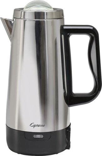  Capresso - 12-Cup Perk - Polished Stainless Steel