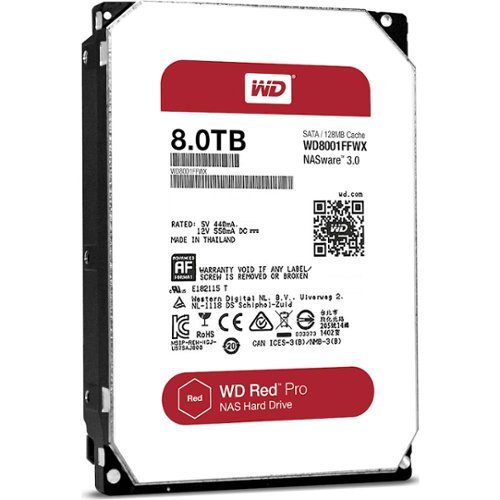 WD - Red Pro 8TB Internal SATA NAS Hard Drive-Front_Standard 