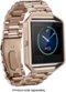Platinum™ - Stainless Steel Watch Strap for Fitbit Blaze - Rose Gold-Angle_Standard