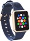 Insignia™ - Watch Strap for Apple Watch® 38mm - Midnight Navy-Angle_Standard