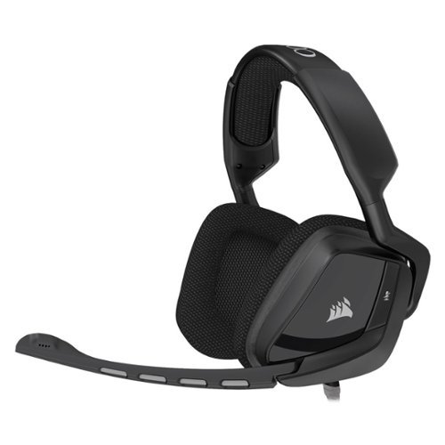  CORSAIR - VOID Surround Hybrid Wired Stereo Gaming Headset for PC, PlayStation 4, Xbox One - Carbon