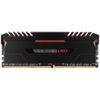 CORSAIR - VENGEANCE LED Series 32GB (4PK 8GB) 2.666GHz DDR4 Desktop Memory with LED Lighting - Black-Front_Standard