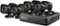 Swann - PRO SERIES HD 8-Channel, 8-Camera Outdoor Wired 500GB DVR Surveillance System - Black-Front_Standard