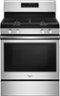 Whirlpool - 5.0 Cu. Ft. Self-Cleaning Freestanding Gas Convection Range - Stainless Steel-Front_Standard