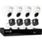 Defender - 8-Channel, 8-Camera Wired 1080p 1TB DVR Surveillance System - Black/White-Front_Standard