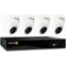 Defender - 8-Channel, 4-Camera Wired 1080p 1TB DVR Surveillance System - Black/White-Front_Standard