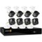 Defender - 8-Channel, 8-Camera Wired 1080p 1TB DVR Surveillance System - Black/White-Front_Standard 