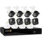 Defender - 8-Channel, 8-Camera Wired 1080p 1TB DVR Surveillance System - Black/White-Front_Standard
