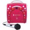 Singing Machine - CD+G Portable Karaoke System - Pink-Front_Standard
