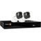 Defender - 4-Channel, 2-Camera Wired 1080p 1TB DVR Surveillance System - Black/White-Front_Standard