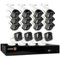 Defender - 16-Channel, 16-Camera Wired 1080p 2TB DVR Surveillance System - Black/White-Front_Standard