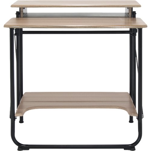  Calico Designs - Stow Away Computer Desk - Black/Driftwood