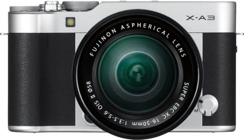  Fujifilm - X-A3 Mirrorless Camera w/16-50mm Lens - Silver