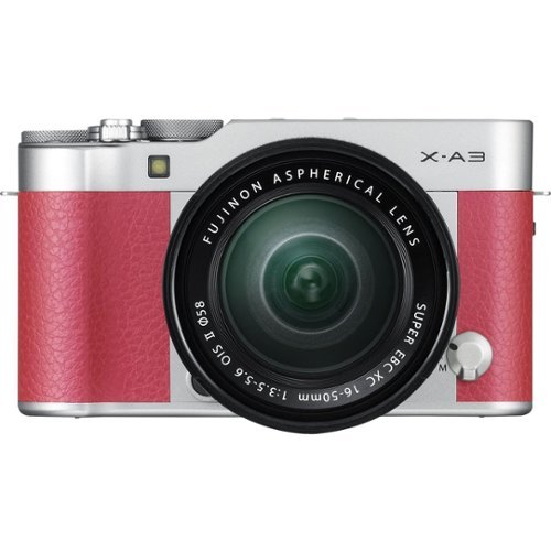  Fujifilm - X-A3 Mirrorless Camera w/16-50mm Lens - Pink