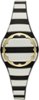 kate spade new york - scallop Activity Tracker - gold-tone and black-and-cream stripe-Front_Standard