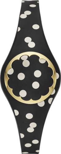  kate spade new york - scallop Activity Tracker - gold-tone and black-and-white dot