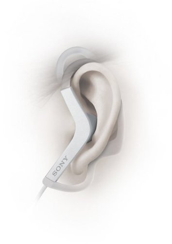 Sony AS210 Wired Sport Earbud Headphones - White GLOBAL SHIPPING