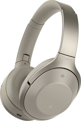  Sony - 1000X Wireless Noise Cancelling Headphones - Grey Beige