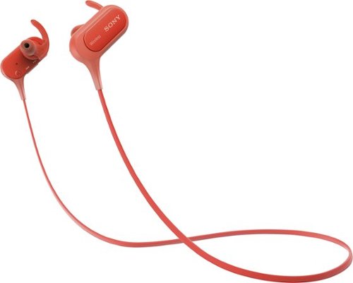  Sony - XB50BS Extra Bass Sports Wireless In-Ear Headphones - Red
