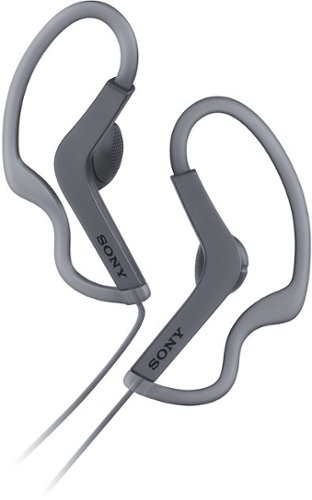  Sony - AS210 Wired Sport Earbud Headphones - Black