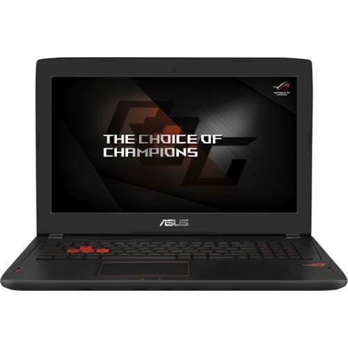 ASUS - ROG Strix 15.6" Laptop - Intel Core i7 - 16GB Memory - NVIDIA GeForce GTX1070 - 1TB HDD + 256GB Solid State Drive - Black-Front_Standard 