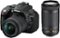 Nikon - D5300 DSLR Camera with AF-P VR DX 18-55mm and AP-P DX 70-300mm Lenses - Black-Front_Standard 