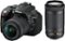 Nikon - D5300 DSLR Camera with AF-P VR DX 18-55mm and AP-P DX 70-300mm Lenses - Black-Front_Standard