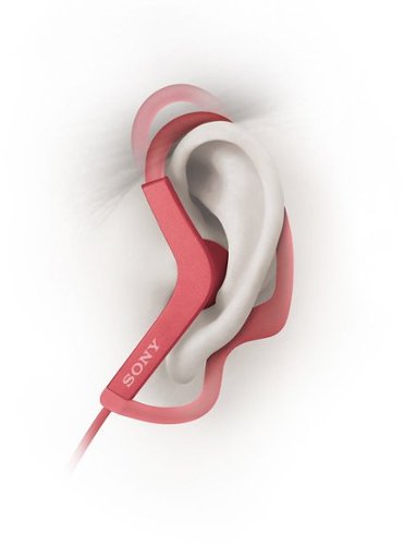 Sony AS210 Wired Sport Earbud Headphones - Pink WORLDWIDE DELIVERY