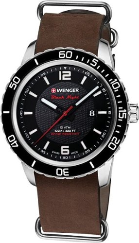  Wenger - Roadster Night Quartz Wristwatch - Black