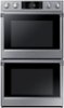 Samsung - 30" Double Wall Oven with Flex Duo, Steam Cook and WiFi - Stainless Steel-Front_Standard