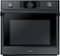 Samsung - 30" Single Wall Oven with Flex Duo, Steam Cook and WiFi - Black Stainless Steel-Front_Standard
