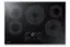 Front. Samsung - 30" Electric Cooktop with WiFi and Rapid Boil - Stainless Steel.