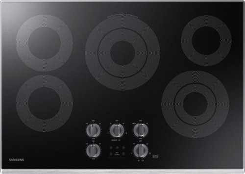  Samsung - 30&quot; Electric Cooktop with WiFi - Stainless Steel