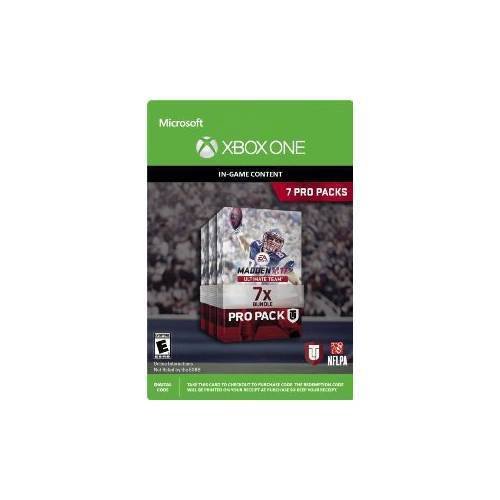 Madden NFL 17 Ultimate Team 7 Pro Packs - Xbox One [Digital]