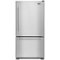 Maytag - 19 Cu. Ft. Bottom-Freezer Refrigerator with Humidity-Controlled FreshLock Crispers - Stainless Steel-Front_Standard 