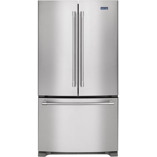  Maytag - 25.2 Cu. Ft. French Door Refrigerator - Stainless Steel