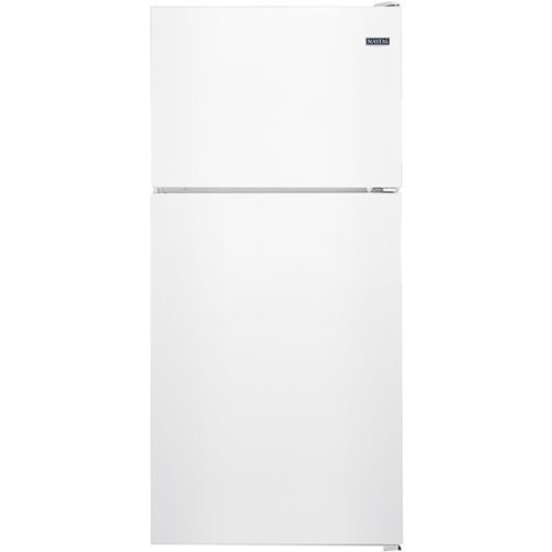 Maytag - 18.1 Cu. Ft. Top-Freezer Refrigerator - White