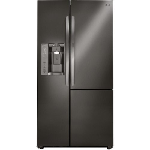  LG - Door-in-Door 21.7 Cu. Ft. Side-by-Side Counter Depth Refrigerator