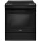 Whirlpool - 4.8 Cu. Ft. Self-Cleaning Slide-In Electric Range - Black-Front_Standard
