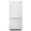 Front. Amana - 18 Cu. Ft. Bottom-Freezer Refrigerator with EasyFreezer Pull-Out Drawer - Stainless Steel.