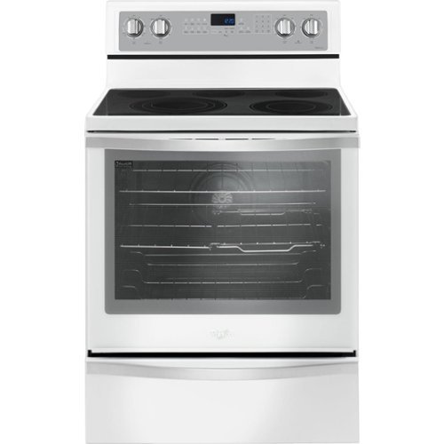 Whirlpool - 6.4 Cu. Ft. Self-Cleaning Freestanding Electric Convection Range - White Ice-Front_Standard 