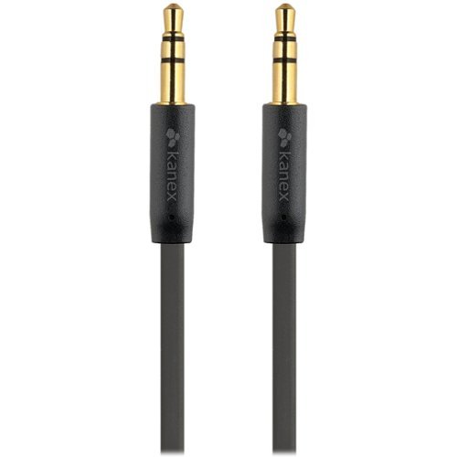 Kanex - 6' Audio Cable - Black-Front_Standard