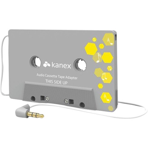  Kanex - Car Audio Cassette Tape Adapter - Gray