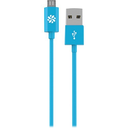  Kanex - 4' USB Type A-to-Micro USB Charge-and-Sync Cable - Blue