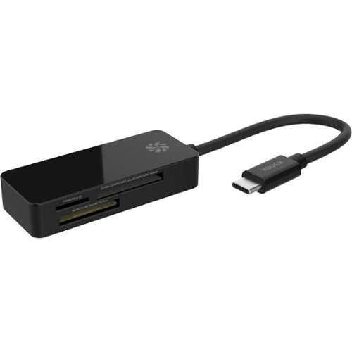  Kanex - USB Type-C 3-Port Card Reader - Black